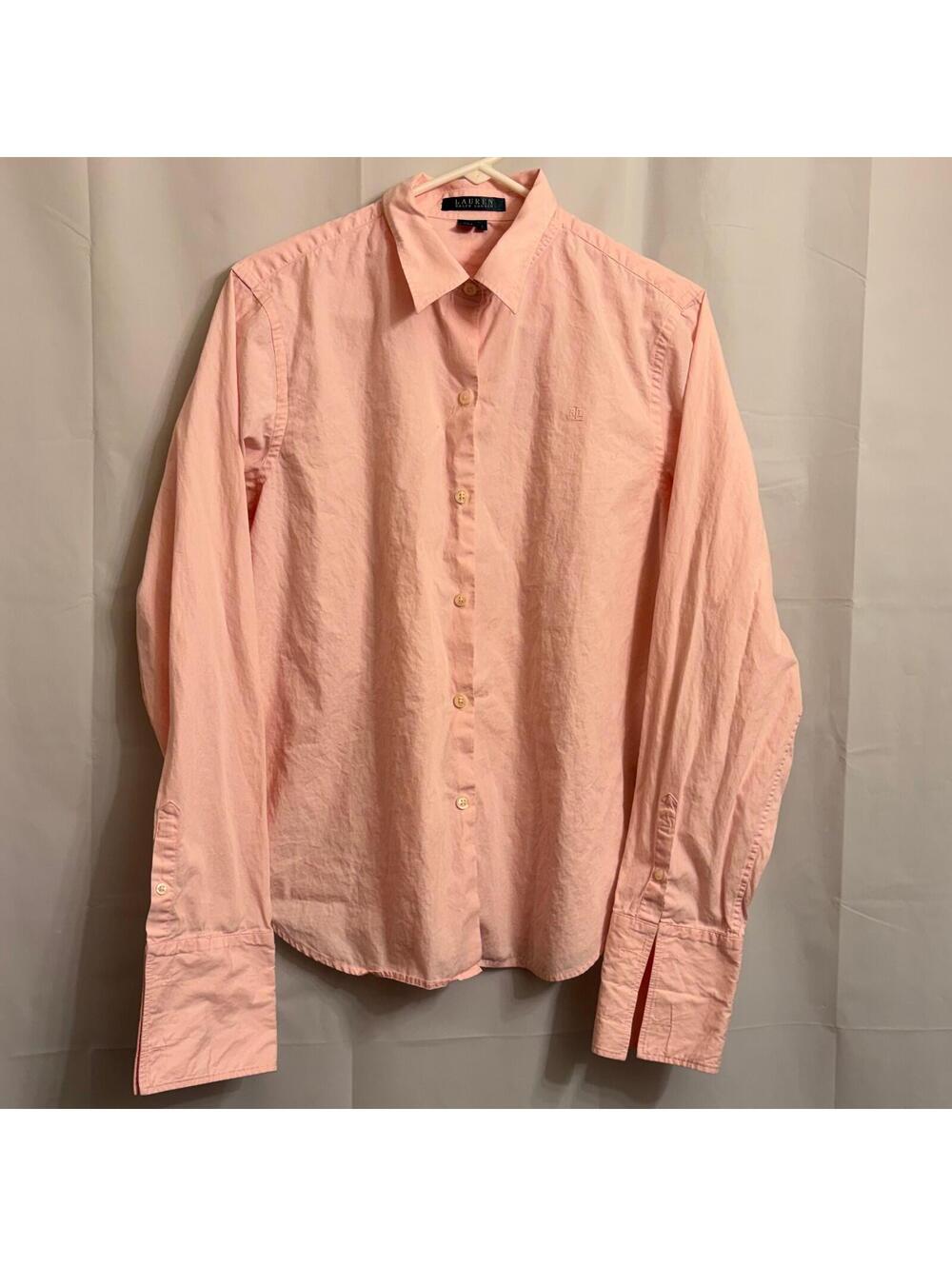 Lauren Ralph Lauren Pink Button-Down Shirt